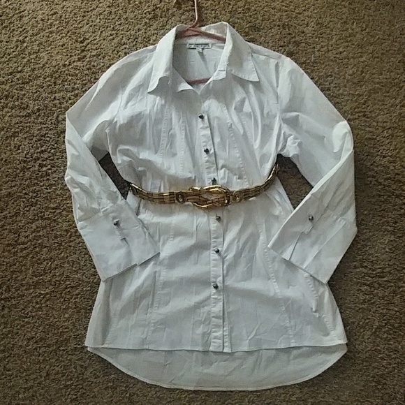 Mishca white High Low shirt - Picture 3 of 8